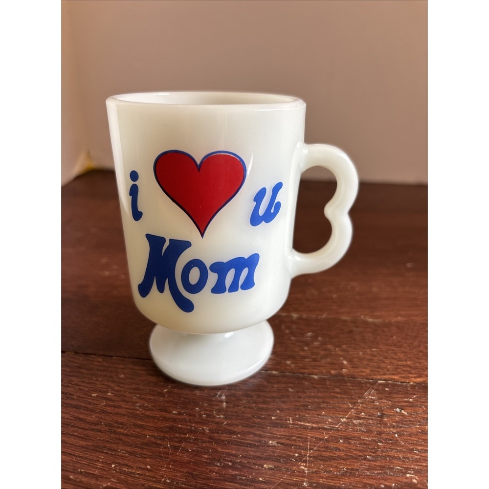 I ❤️‎ U Mom Footed Mug Presented By Karen Taylor Good 5/13/1984